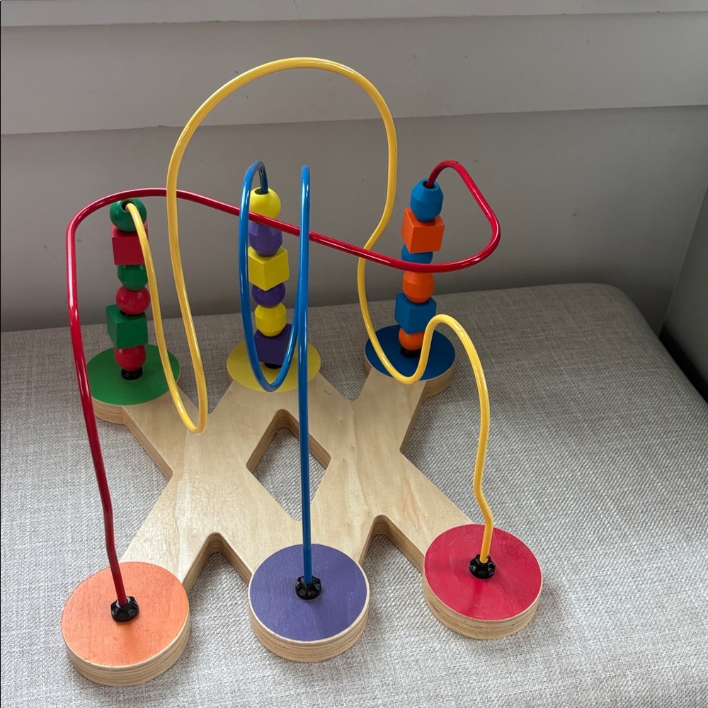 Melissa & Doug Colorful Bead Maze Activity Toy